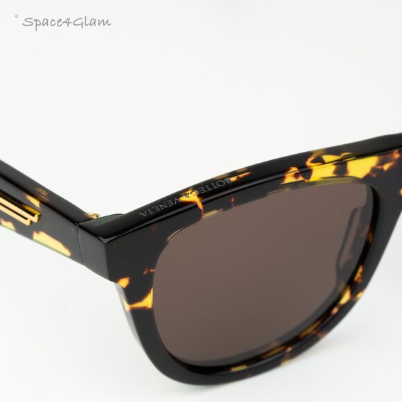 Bottega Veneta Women Sunglasses Havana Brown Square BV1001S 002 BRAND NEW main image 6